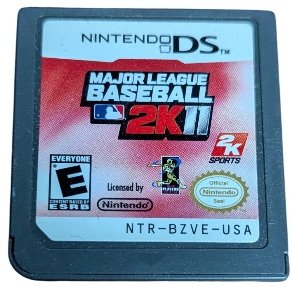 Major League Baseball‎ 2K11 Nintendo DS Game Cartridge NTR BZVE USA